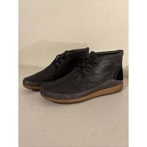 Chaco Montrose Chukka Boots Nickel Gray Leather Lace Up‎ Round Toe Men's Size 9